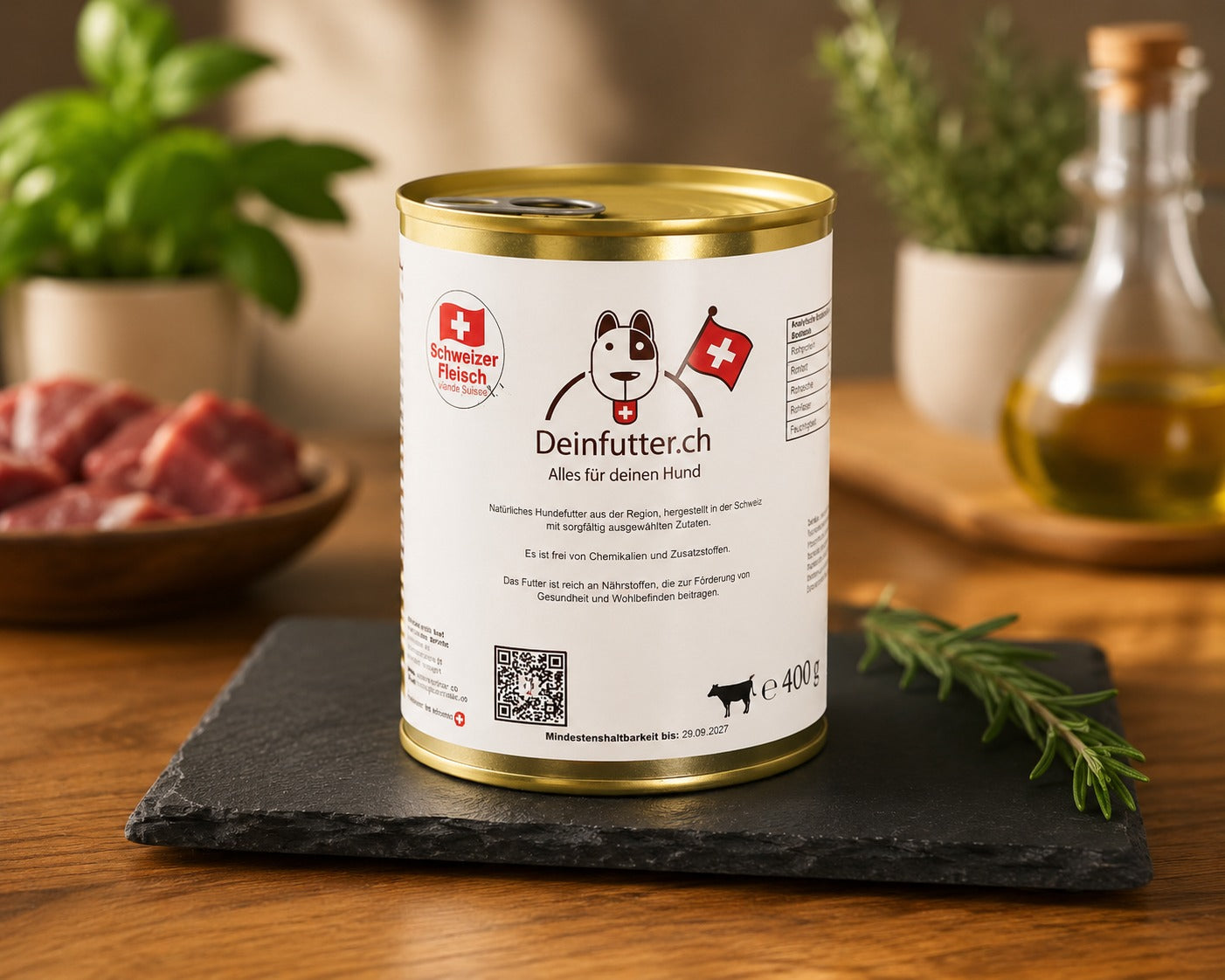 Premium Nassfutter Rind  800g